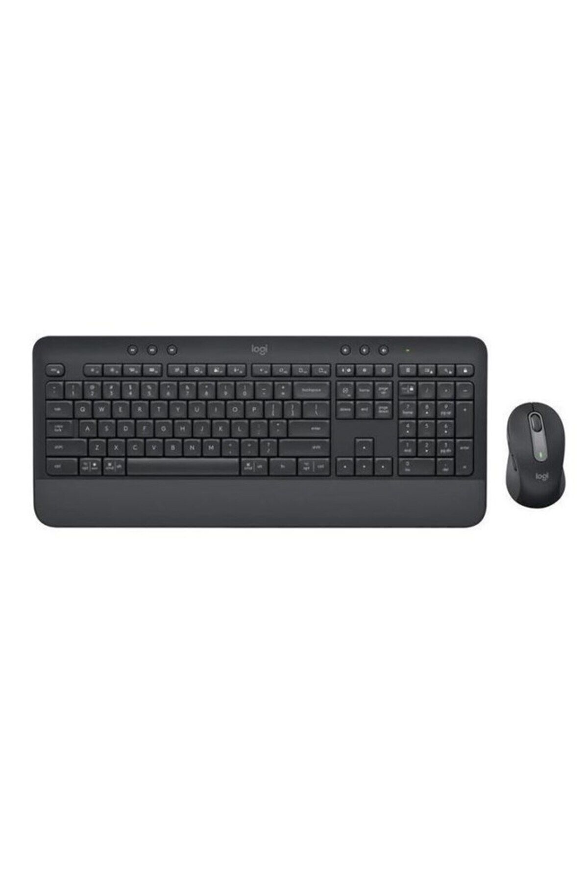 Logitech Signature MK650 Multi-Device Bolt Alıcılı Bluetooth Kablosuz Klavye ve Mouse Seti Türkçe Q - Siyah