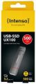 Intenso UX100 Harici SSD stick USB-C ve USB-A ile, çift bağlantı, 500 GB