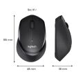 Logitech M330S Silent (Sessiz) Kablosuz Optik Mouse - Siyah