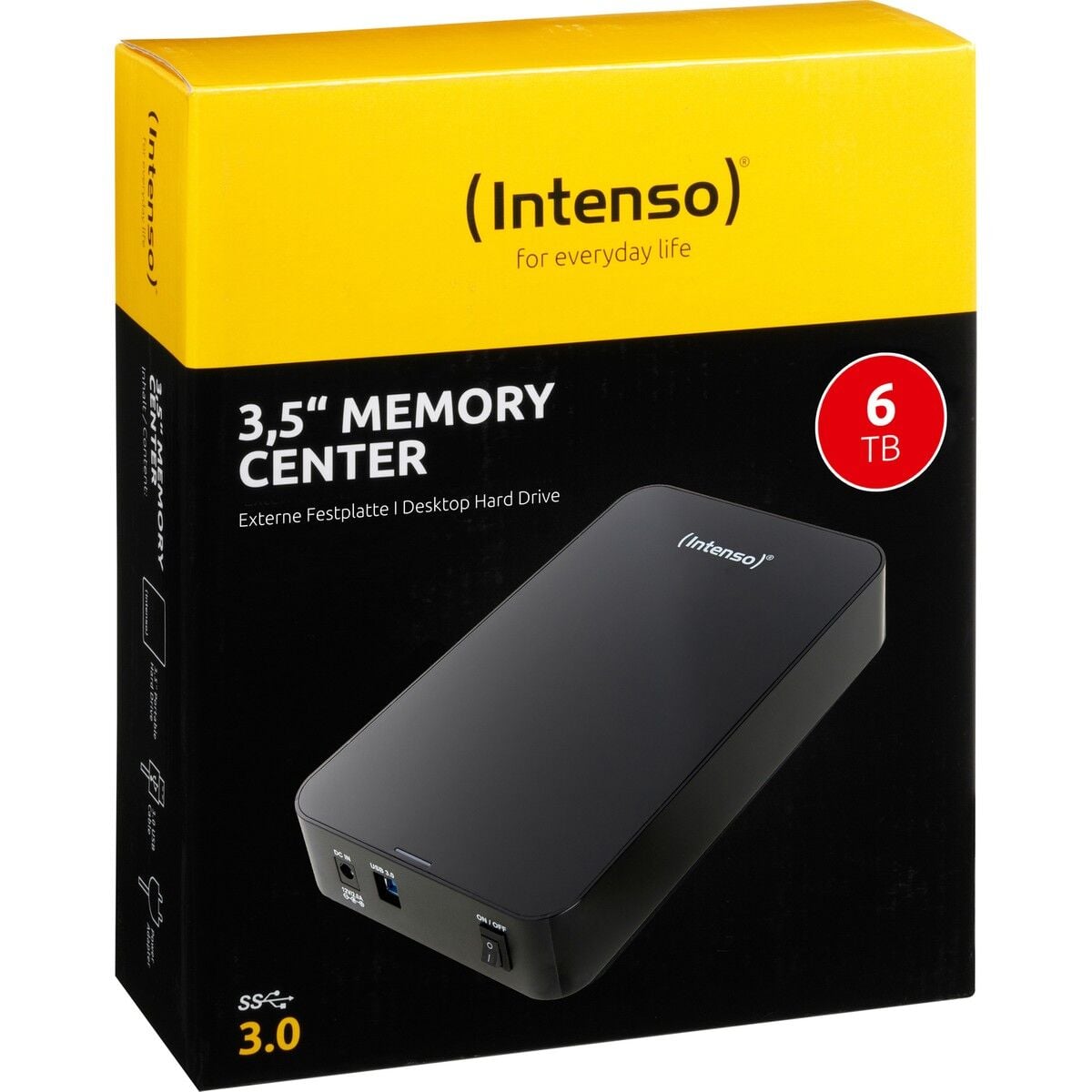 Intenso Memory Center 6TB 3,5'' USB 3.0 Taşınabilir Disk 6031514