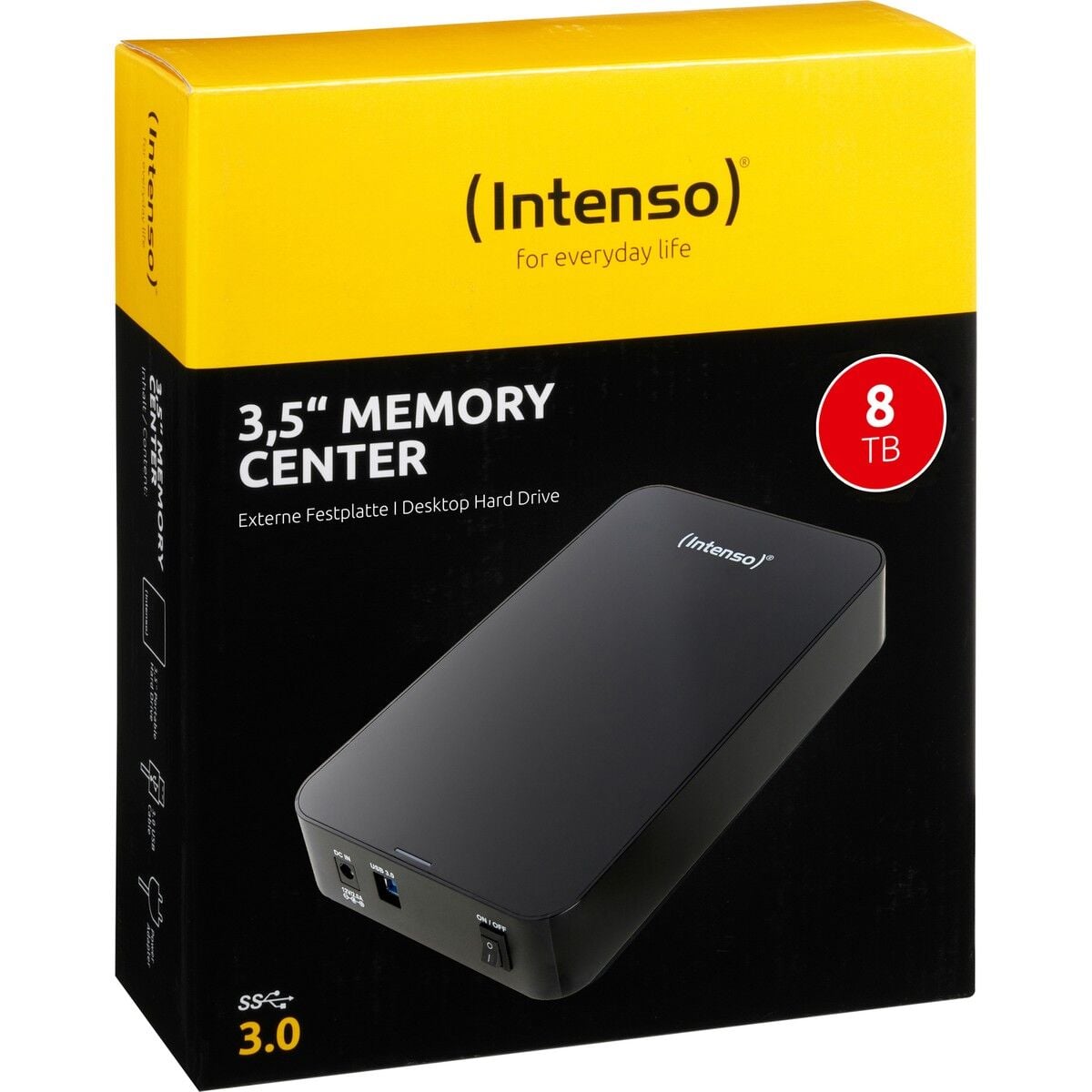 Intenso Memory Center 8TB 3,5'' USB 3.0 Taşınabilir Disk 6031516