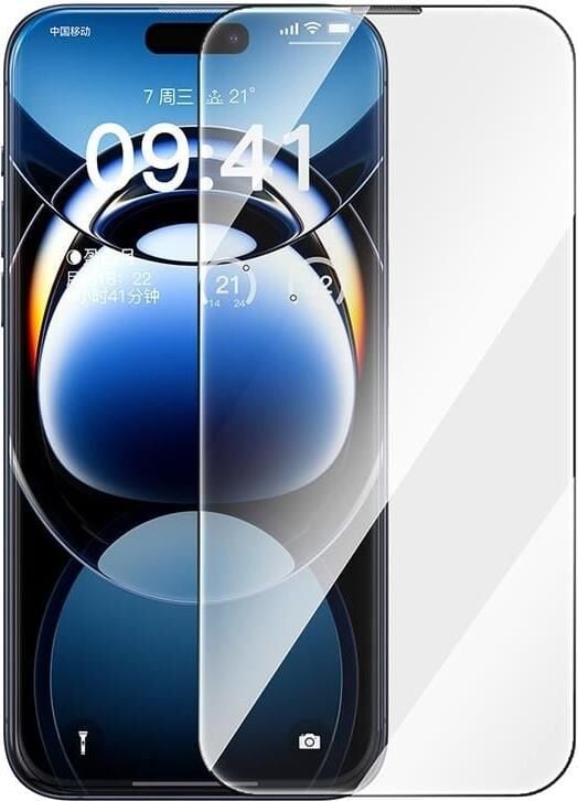 Baseus Hd Tempered Glass iPhone 16 Pro Corning Series Fullcoverage Hd Ekran Koruyucu