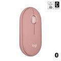 Logitech M350s Pebble 2 Bluetooth Kablosuz Sessiz Kompakt Mouse - Pembe
