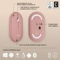 Logitech M350s Pebble 2 Bluetooth Kablosuz Sessiz Kompakt Mouse - Pembe