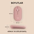 Logitech M350s Pebble 2 Bluetooth Kablosuz Sessiz Kompakt Mouse - Pembe