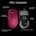 Logitech G Pro X Superlight 2 Dex Lightspeed Hero 2 32K Dpı Sensör Pc/mac için Kablosuz Oyun Mouse'u, Pembe