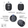 Ultimate Ears WONDERBOOM 4 Taşınabilir Su Geçirmez Bluetooth Hoparlör, Büyük Bas ve 360 Derece Ses - Siyah