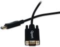 Qport Q-DPV Display Port To VGA 1.8 Mt Çevirici Dönüştürücü Kablo
