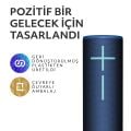 Ultimate Ears BOOM 4 Taşınabilir Su Geçirmez Bluetooth Hoparlör, 360 Derece, 15 Saatlik Pil Ömürlü - Mavi